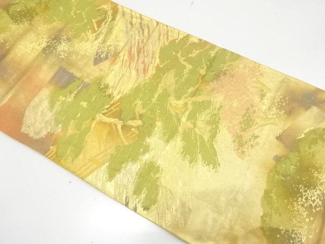 JAPANESE KIMONO / ANTIQUE FUKURO OBI / SILK / WOVEN BRIDGE